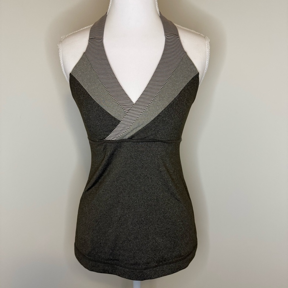 Lululemon Deep Breathe Tank – Gray, Size 6 (Like New)